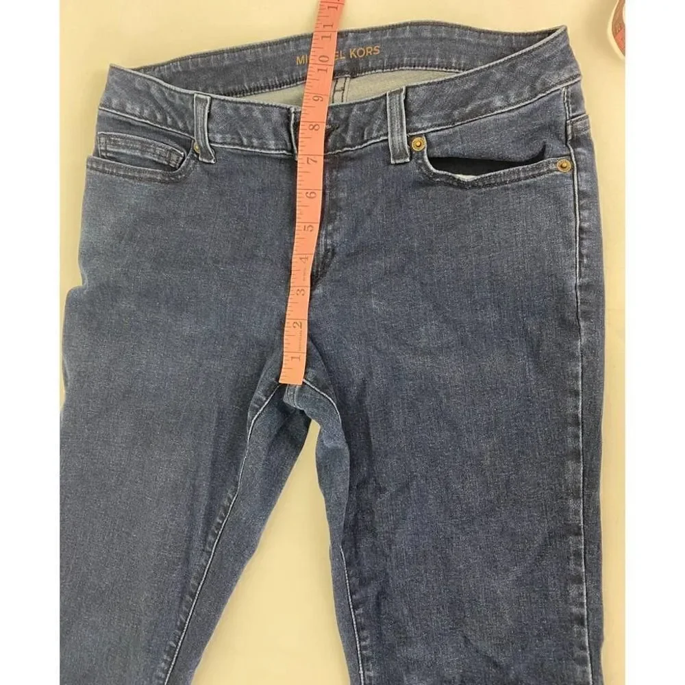 Michael Kors Skinny Jeans Blue Stretch Slim - Size 4